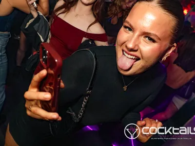 A professional photo of guests enjoying themselves at Cocktails Nightclub from our gallery.