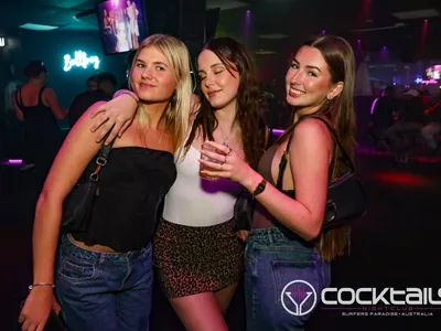 A professional photo of guests enjoying themselves at Cocktails Nightclub from our gallery.