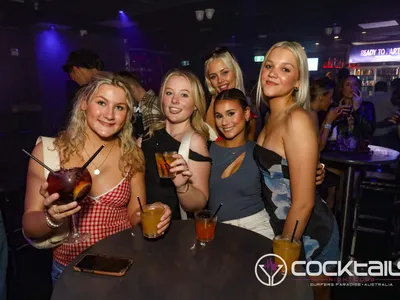 A professional photo of guests enjoying themselves at Cocktails Nightclub from our gallery.