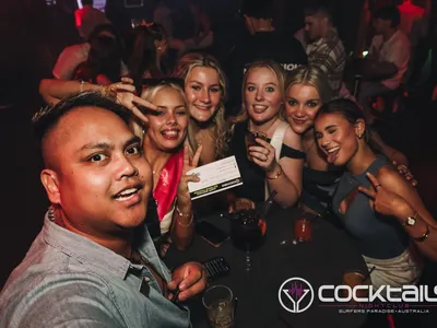 A professional photo of guests enjoying themselves at Cocktails Nightclub from our gallery.