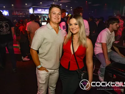 A professional photo of guests enjoying themselves at Cocktails Nightclub from our gallery.