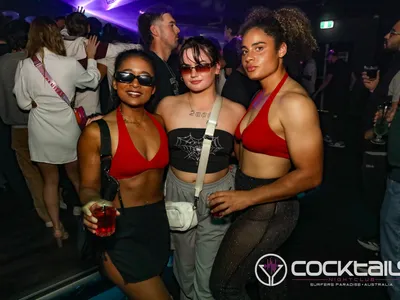 A professional photo of guests enjoying themselves at Cocktails Nightclub from our gallery.