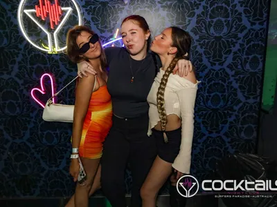 A professional photo of guests enjoying themselves at Cocktails Nightclub from our gallery.