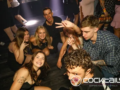 A professional photo of guests enjoying themselves at Cocktails Nightclub from our gallery.