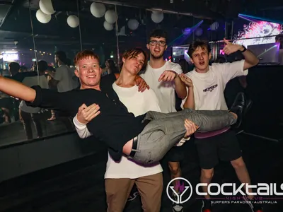 A professional photo of guests enjoying themselves at Cocktails Nightclub from our gallery.