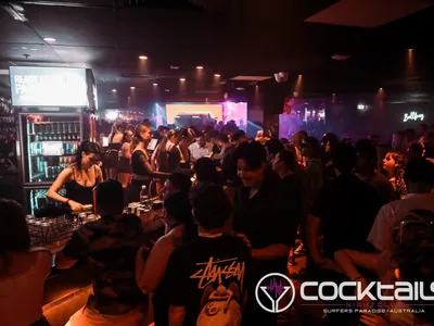 A professional photo of guests enjoying themselves at Cocktails Nightclub from our gallery.