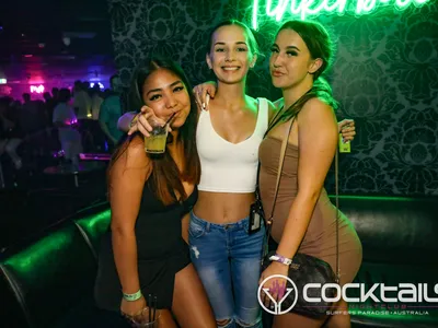 A professional photo of guests enjoying themselves at Cocktails Nightclub from our gallery.