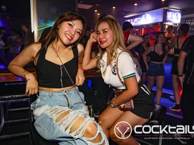 A professional photo of guests enjoying themselves at Cocktails Nightclub from our gallery.