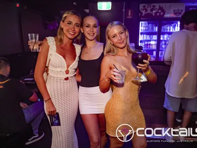 A professional photo of guests enjoying themselves at Cocktails Nightclub from our gallery.