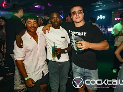 A professional photo of guests enjoying themselves at Cocktails Nightclub from our gallery.