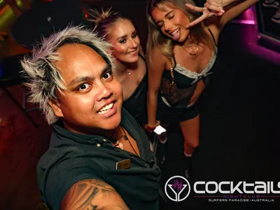 A professional photo of guests enjoying themselves at Cocktails Nightclub from our gallery.