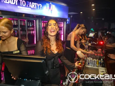 A professional photo of guests enjoying themselves at Cocktails Nightclub from our gallery.