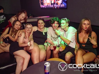 A professional photo of guests enjoying themselves at Cocktails Nightclub from our gallery.