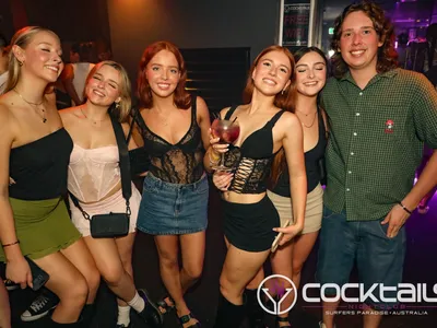 A professional photo of guests enjoying themselves at Cocktails Nightclub from our gallery.