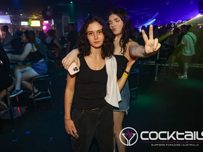 A professional photo of guests enjoying themselves at Cocktails Nightclub from our gallery.