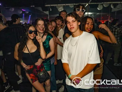 A professional photo of guests enjoying themselves at Cocktails Nightclub from our gallery.