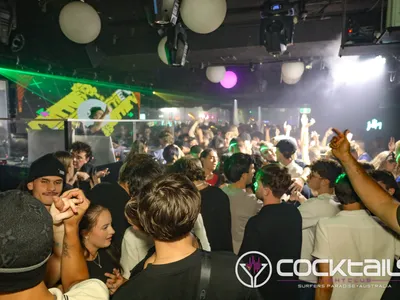 A professional photo of guests enjoying themselves at Cocktails Nightclub from our gallery.