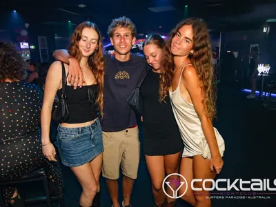 A professional photo of guests enjoying themselves at Cocktails Nightclub from our gallery.