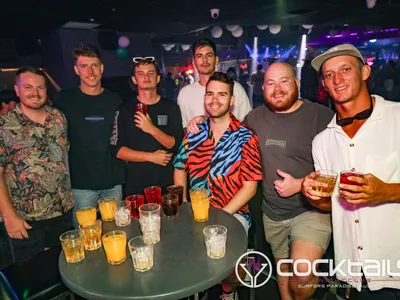 A professional photo of guests enjoying themselves at Cocktails Nightclub from our gallery.