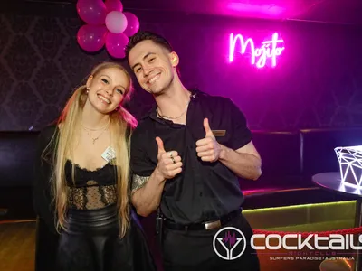 A professional photo of guests enjoying themselves at Cocktails Nightclub from our gallery.