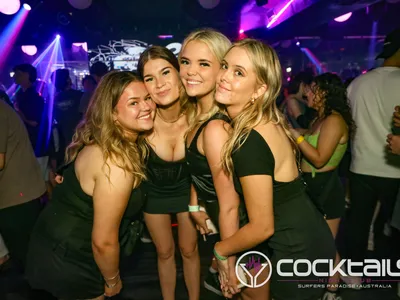 A professional photo of guests enjoying themselves at Cocktails Nightclub from our gallery.