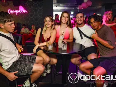 A professional photo of guests enjoying themselves at Cocktails Nightclub from our gallery.