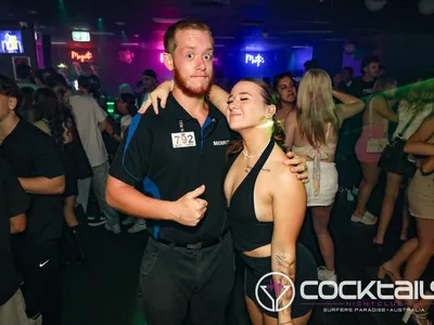 A professional photo of guests enjoying themselves at Cocktails Nightclub from our gallery.