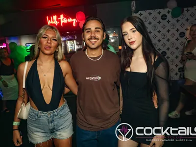 A professional photo of guests enjoying themselves at Cocktails Nightclub from our gallery.