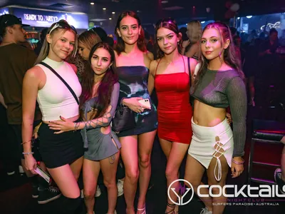 A professional photo of guests enjoying themselves at Cocktails Nightclub from our gallery.