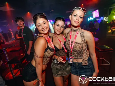 A professional photo of guests enjoying themselves at Cocktails Nightclub from our gallery.