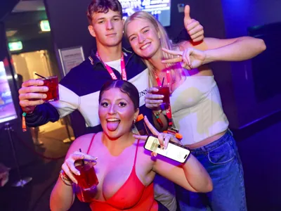 A professional photo of guests enjoying themselves at Cocktails Nightclub from our gallery.