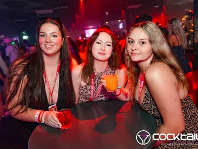 A professional photo of guests enjoying themselves at Cocktails Nightclub from our gallery.