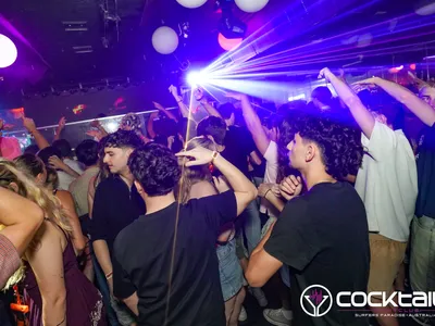 A professional photo of guests enjoying themselves at Cocktails Nightclub from our gallery.