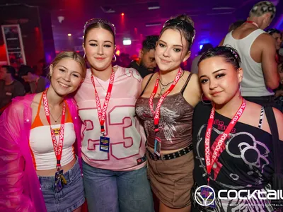 A professional photo of guests enjoying themselves at Cocktails Nightclub from our gallery.