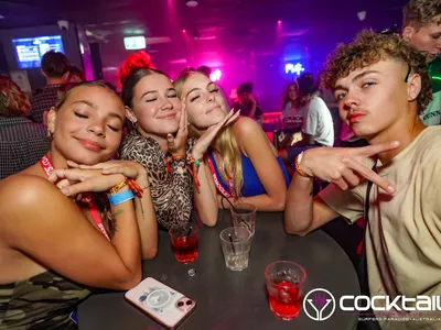 A professional photo of guests enjoying themselves at Cocktails Nightclub from our gallery.