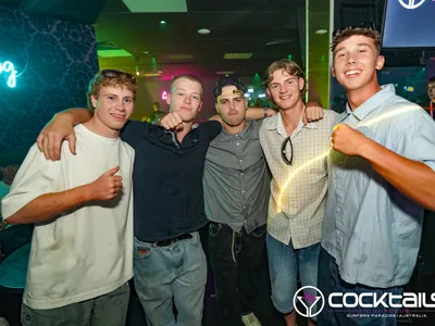 A professional photo of guests enjoying themselves at Cocktails Nightclub from our gallery.