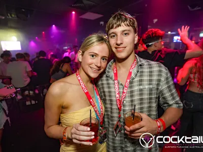 A professional photo of guests enjoying themselves at Cocktails Nightclub from our gallery.