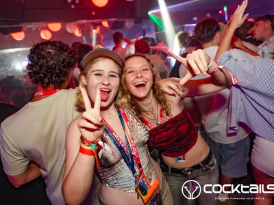 A professional photo of guests enjoying themselves at Cocktails Nightclub from our gallery.