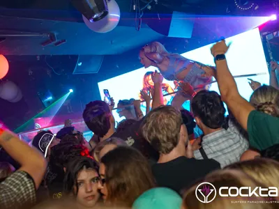 A professional photo of guests enjoying themselves at Cocktails Nightclub from our gallery.