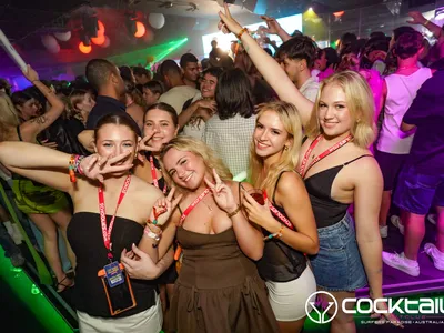 A professional photo of guests enjoying themselves at Cocktails Nightclub from our gallery.