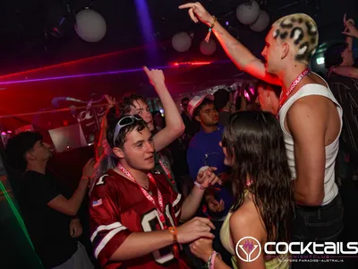 A professional photo of guests enjoying themselves at Cocktails Nightclub from our gallery.