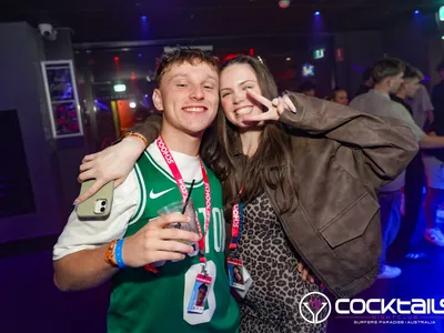 A professional photo of guests enjoying themselves at Cocktails Nightclub from our gallery.