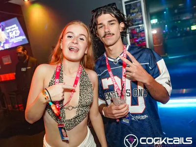 A professional photo of guests enjoying themselves at Cocktails Nightclub from our gallery.