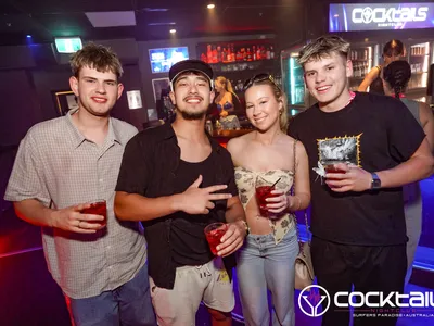 A professional photo of guests enjoying themselves at Cocktails Nightclub from our gallery.