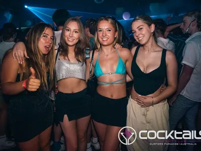 A professional photo of guests enjoying themselves at Cocktails Nightclub from our gallery.