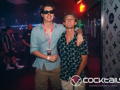 A professional photo of guests enjoying themselves at Cocktails Nightclub from our gallery.