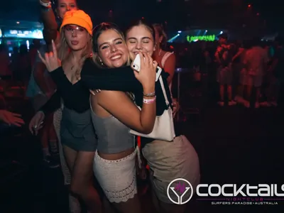 A professional photo of guests enjoying themselves at Cocktails Nightclub from our gallery.