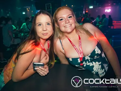 A professional photo of guests enjoying themselves at Cocktails Nightclub from our gallery.