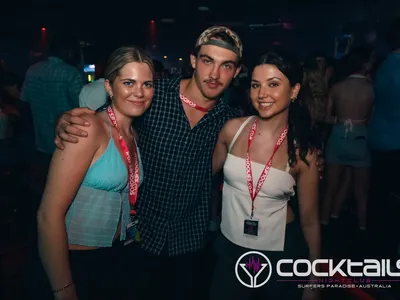 A professional photo of guests enjoying themselves at Cocktails Nightclub from our gallery.