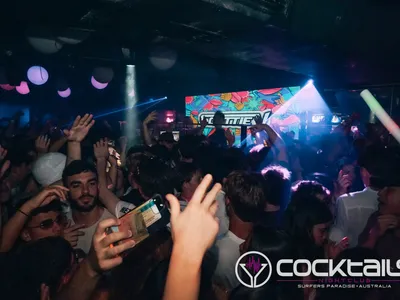 A professional photo of guests enjoying themselves at Cocktails Nightclub from our gallery.